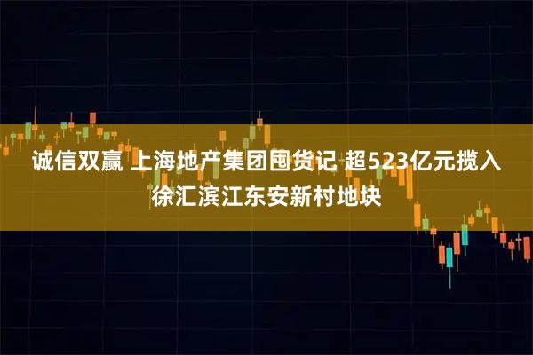 诚信双赢 上海地产集团囤货记 超523亿元揽入徐汇滨江东安新村地块